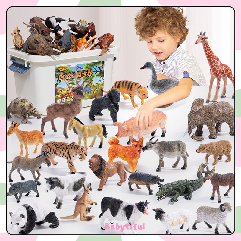 ชุดโมเดลสัตว์ โมเดลไดโนเสาร์ Animal model ปลอดภัยและไม่เป็นพิษ ของเล่นของเด็ก