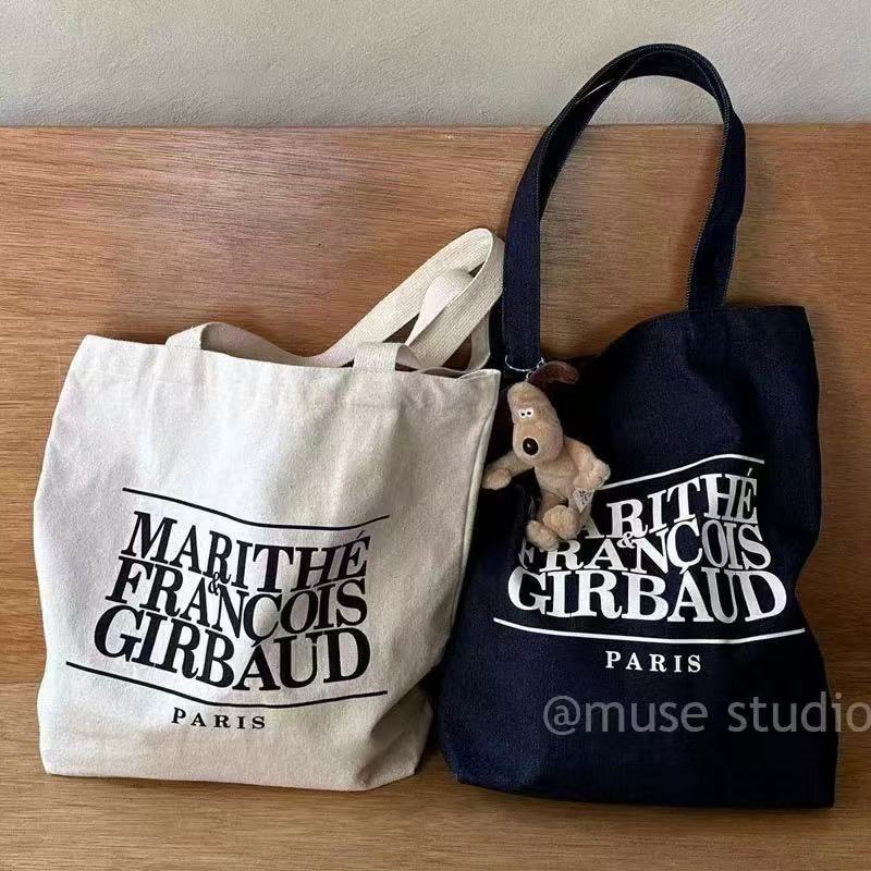 กระเป๋า Tote Bag กระเป๋าผ้ามินิมอล ขนาด 34*38CM กระเป๋าผ้า MARITHE