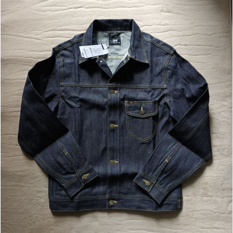 LEE RIDERS RAW DENIM One Pocket (ริมแดง) แจ็คเก็ตยีนส์ ผ้าดิบ 13oz.ผลิตในไทย แบรนด์แท้ ราคา 3,790฿