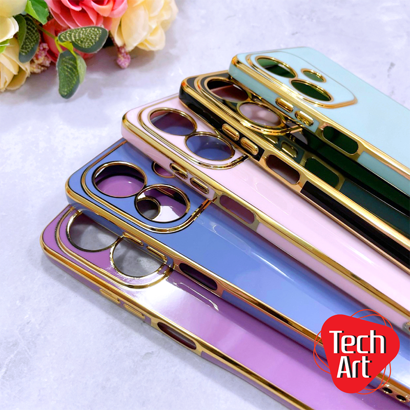 เคสนิ่มหลังเงาสีพาสเทล Oppo A17 A17k A18 A31 A38 A53 A54 A57(4G/5G/2022) A58(4G) A59(5G)