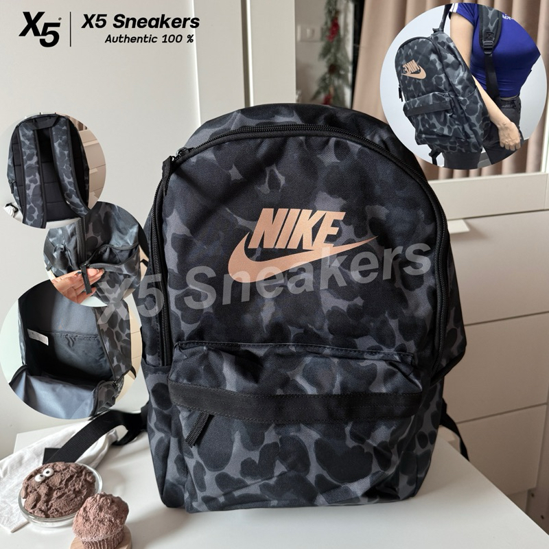 Nike ของแท้ 100% เป้ดำลายเสือสุดเท่