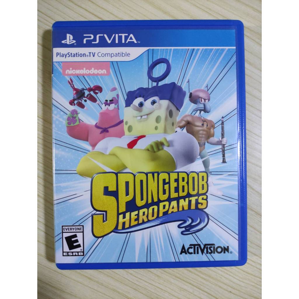 (มือ2)​ PSV PS​ vita​ -​ Spongebob HeroPants (Z.all)​