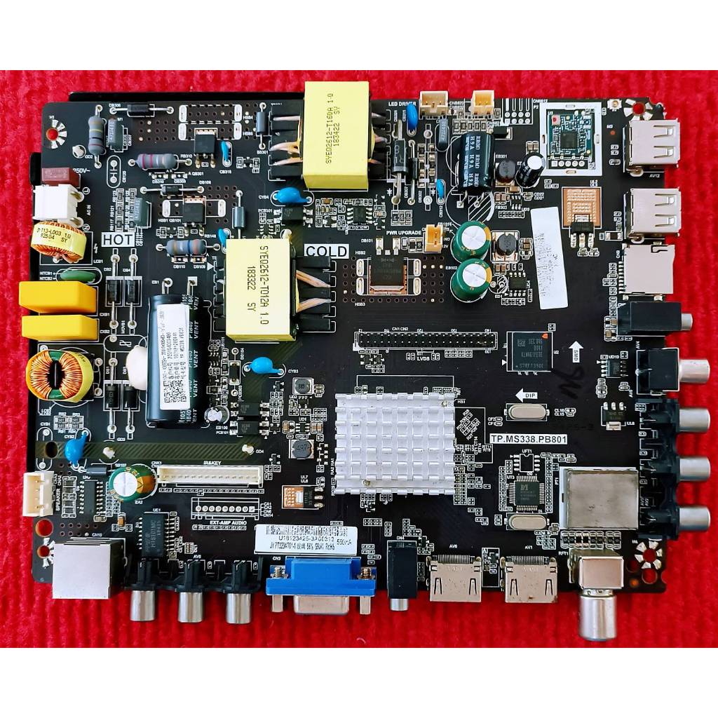 เมนบอร์ดทีวี ACONATIC AN-32DH800SM พาสบอร์ด TP.MS338.PB801