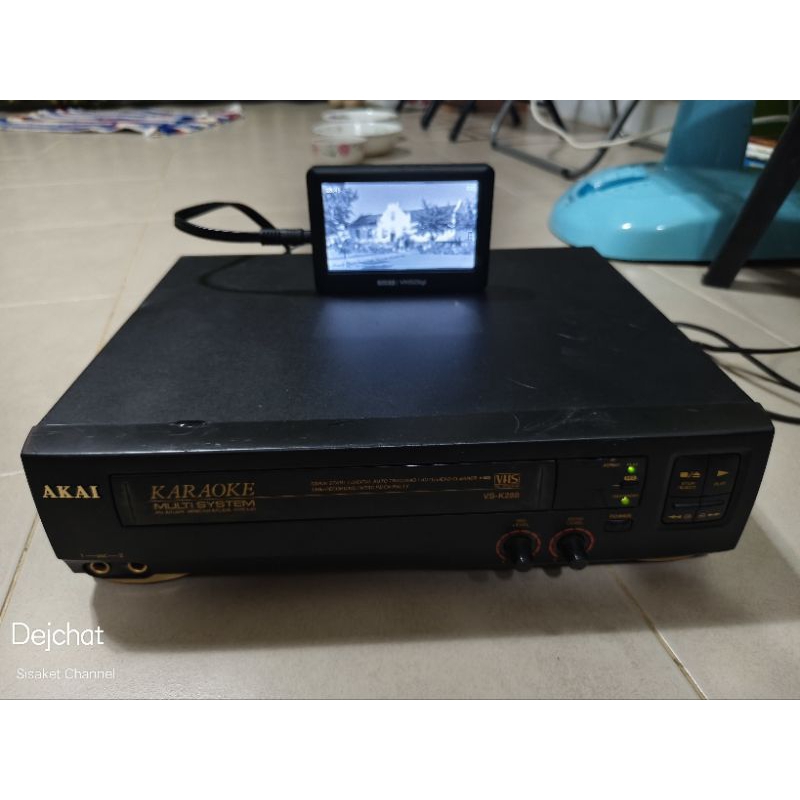 Secondhand item สินค้ามือ2 AKAI VS-K288 AKAI VDO VHS เครื่องเล่นวีดีโอ เครื่องเล่นวีดีโอเทป เล่นได้ป