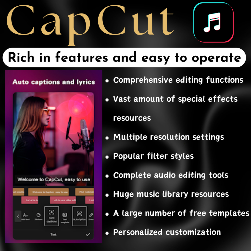 CAPCUT PRO PRE Creative and trendy video editing, video editing software