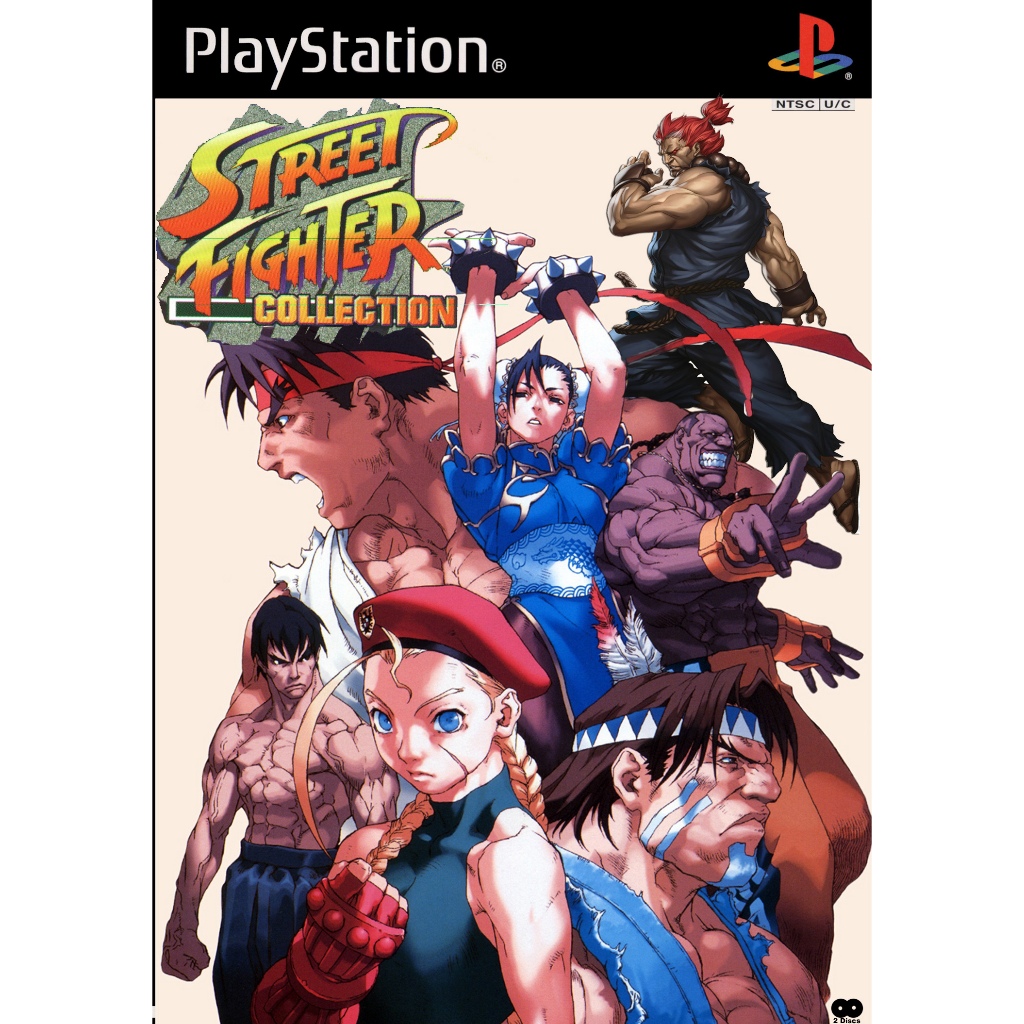 PlayStation1 - Street Fighter 2X Collection AKUMA HACKED!!! ในเวอร์ชั่นปกติไม่เคยมีการนำ Akuma มาใช้
