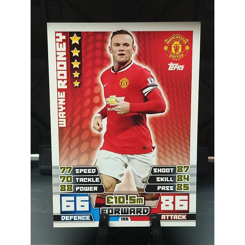 2014-15 Topps Match Attax Manchester United  - [Base] #196 - Wayne Rooney