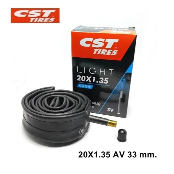 ยางในจักรยาน CST LIGHT ขนาด 20x1.35 นิ้ว (406) ชนิดจุ๊บเล็ก FV 48mm. และจุ๊บใหญ่ AV 33 mm. ราคา/1 เส้น - รูปที่ 4