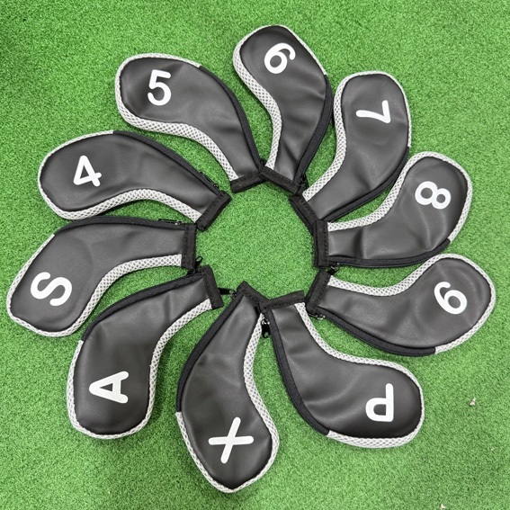 ปลอกหุ้มไม้กอล์ฟชุดเหล็ก cover iron golf 10 pcs