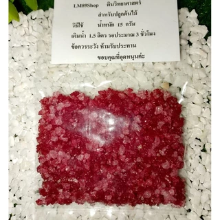 ดินเจลปลูกต้นไม้ ซองขนาด 15 กรัม (นำไปแช่น้ำได้ 1.5 ลิตร)