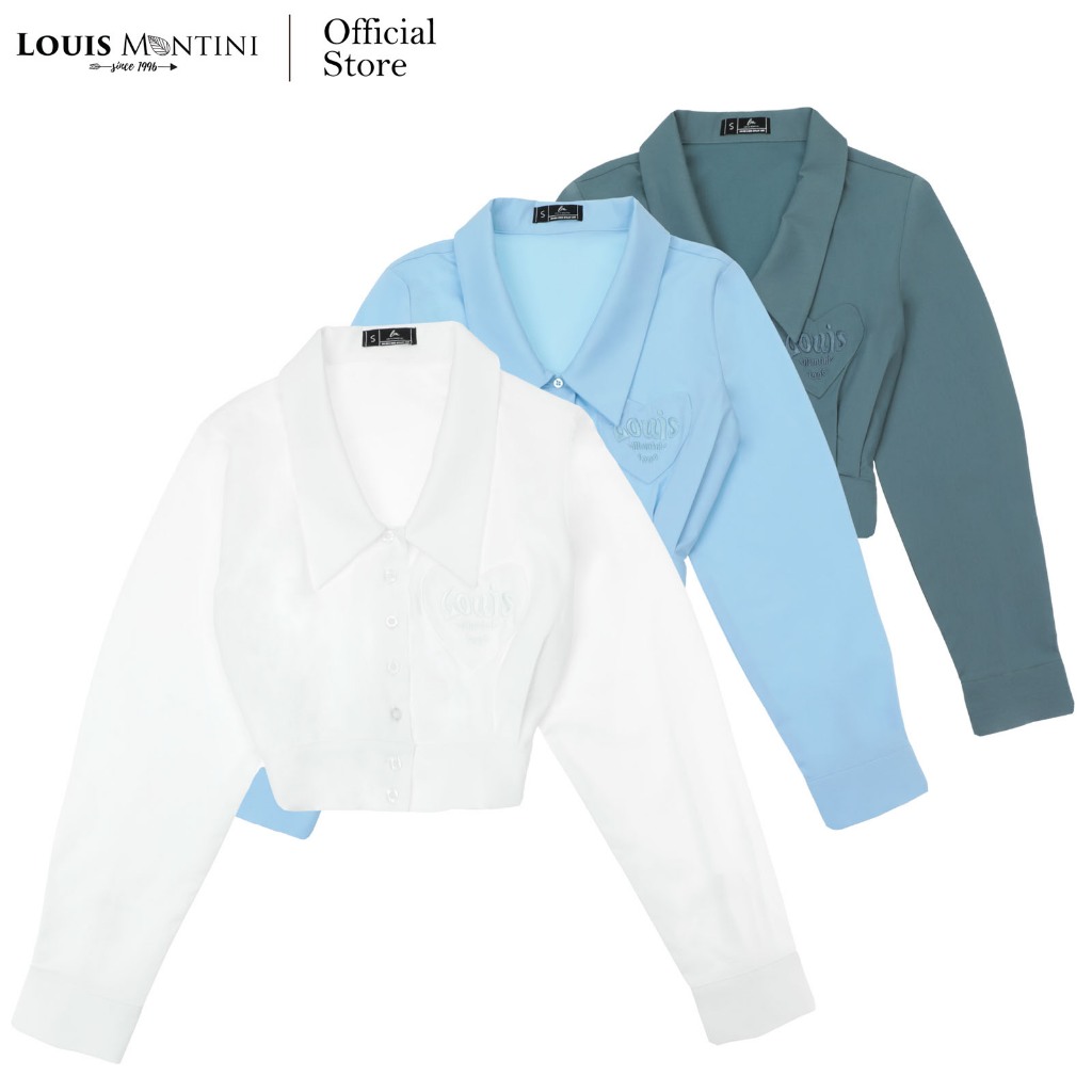 Louis Montini (The Costume) เสื้อครอปเเขนยาว ผู้หญิง LMSH004
