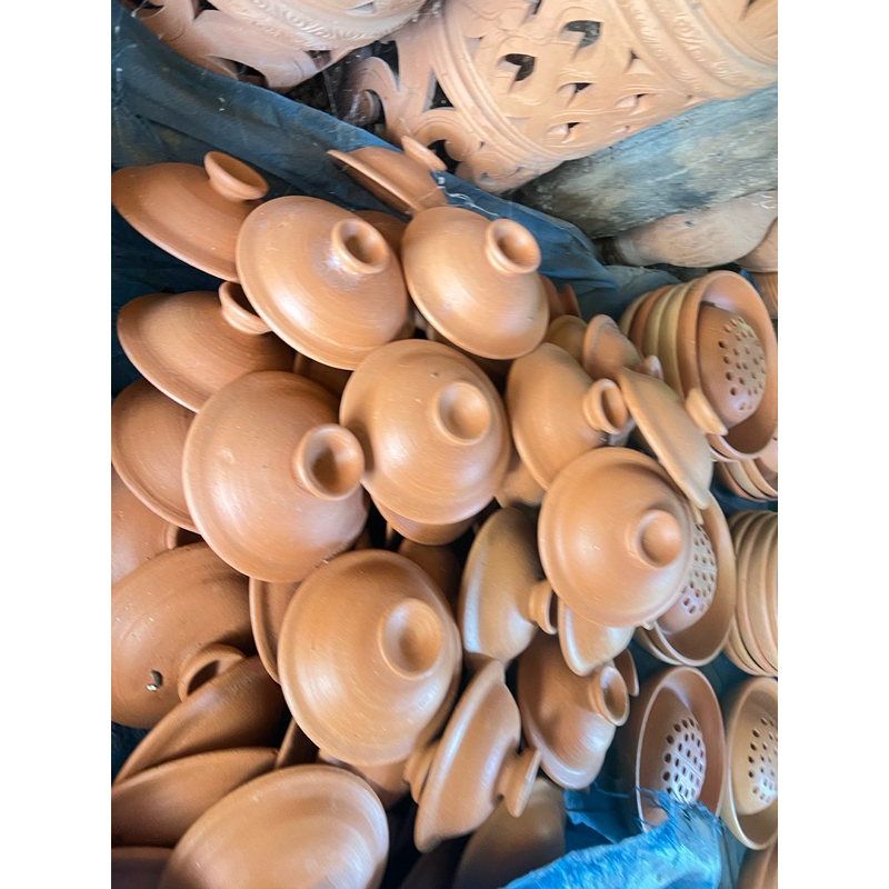 ฝาดินเผา มีขนาดกว้าง 6นิ้ว 7นิ้ว 8.5นิ้ว ฝาดินเผาฝาปิดหม้อต่างๆได้คะ ❤️ส่งปกติทุกวันให้ตามคิว❤️ - รูปที่ 3