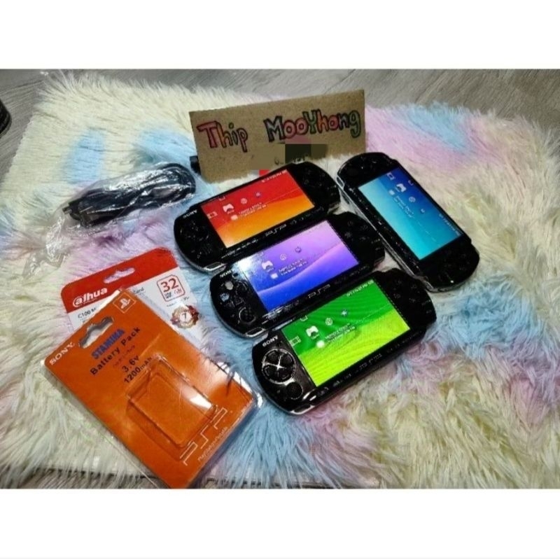 psp3000 เกมพกพา เมม64GB แปลงแล้วลงเกมส์พร้อมเล่น