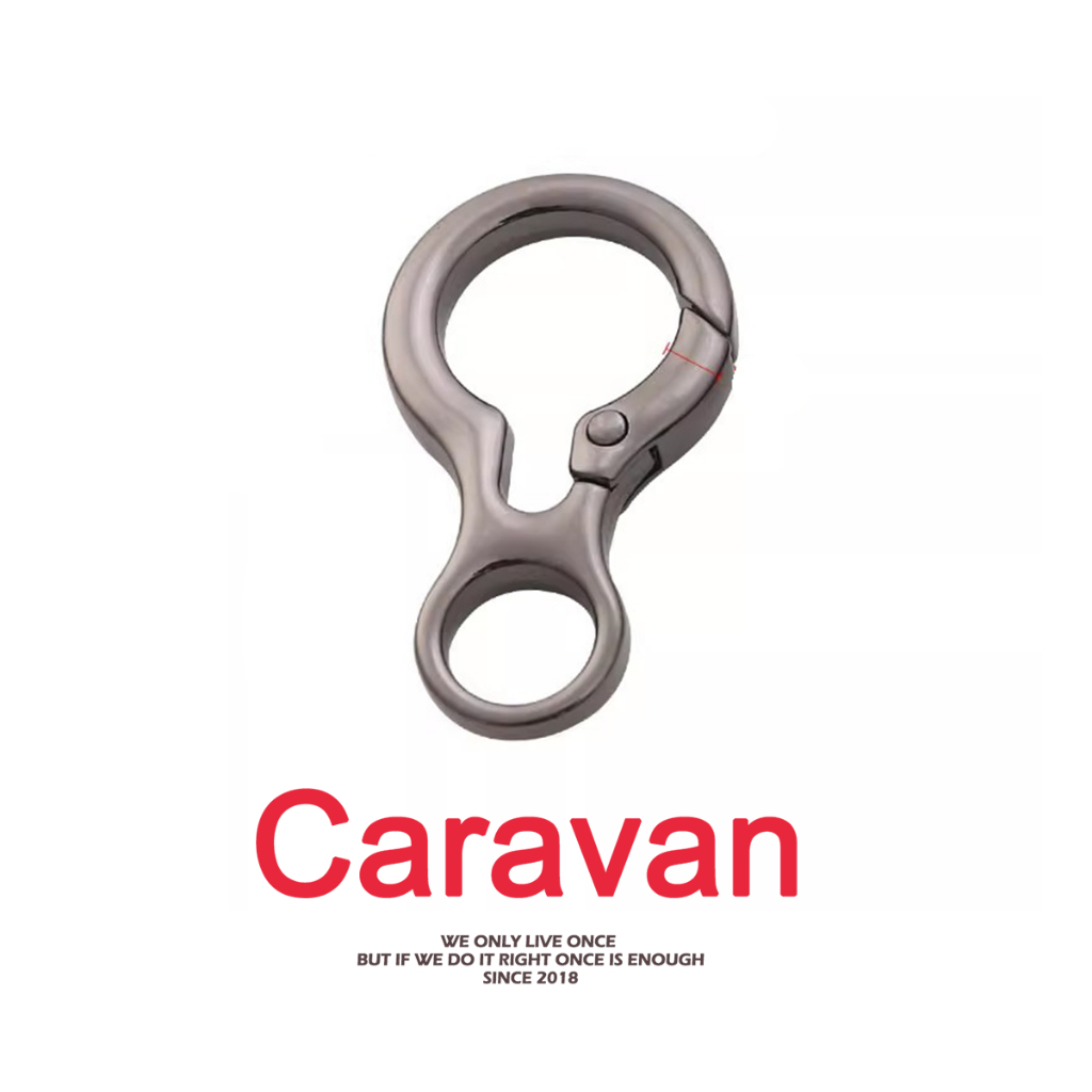 Caravan Crew Keychain พวงกุญแจโลหะ keyring ที่ห้อย ที่ล๊อคพวงกุญแจโลหะ สำหรับห้อยงกุญแจ