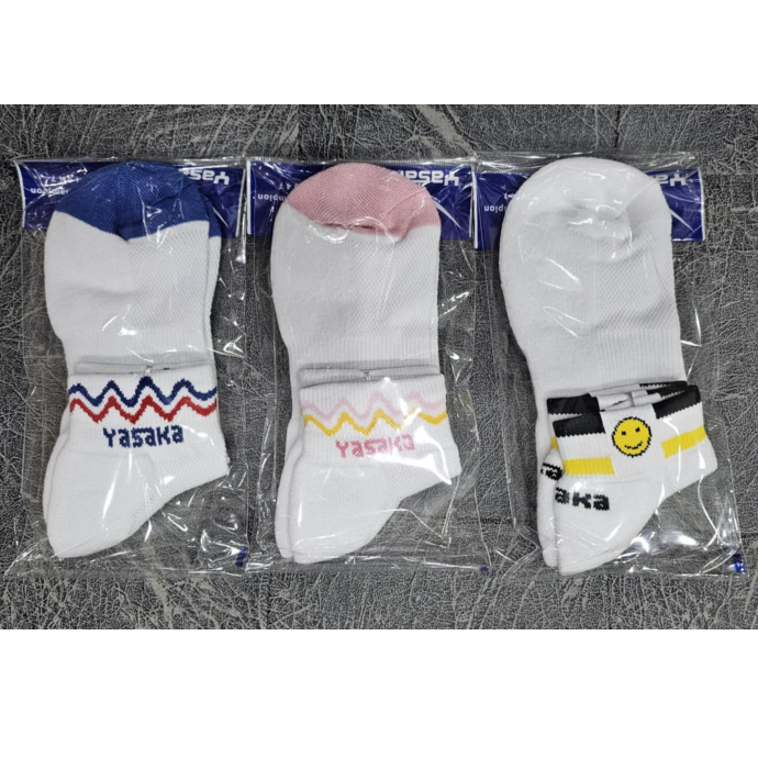 ถุงเท้า Yasaka ผ้า Cotton ลายใหม่