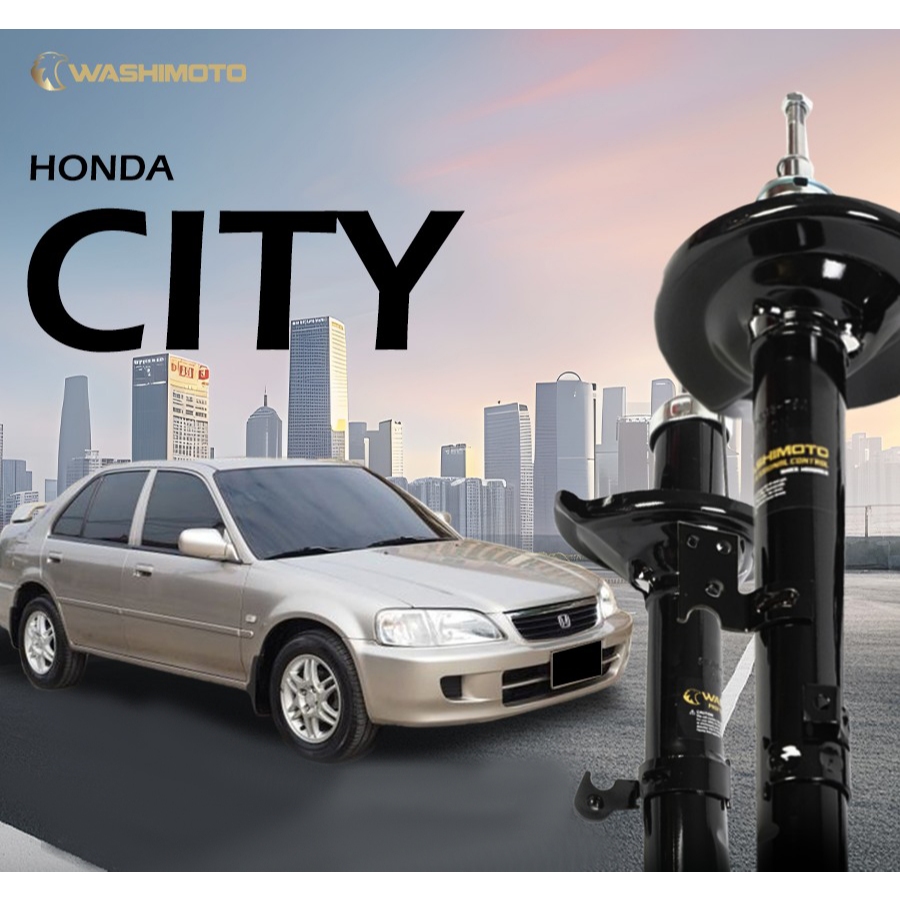 Washimoto Honda City type z หลังดิสเบรค วาชิโมโตโช๊คอัพรถเก๋งรุ่น ฮอนด้าซิตี้  ปี 1996 -2002