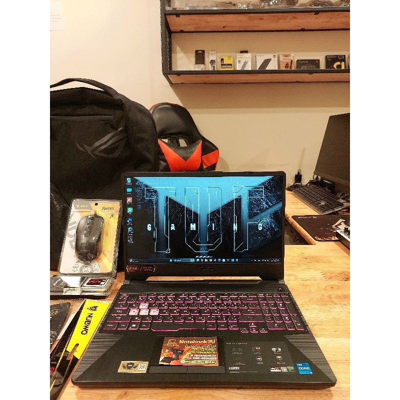 ASUS TUF F15 FX505HF-HN014W i5-11400H RTX2050 RAM16GB SSD512GB สภาพนางฟ้า98%