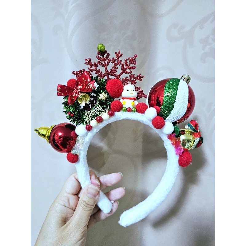 ที่คาดผมคริสต์มาส แฮนด์เมด มีไฟ รุ่นอลัง 249฿ (ขอเป็นชำระเงินเลย ไม่ปลายทางค่ะ) สีอื่นหมดชั่วคราว 2-3 วันเติมของค่ะ