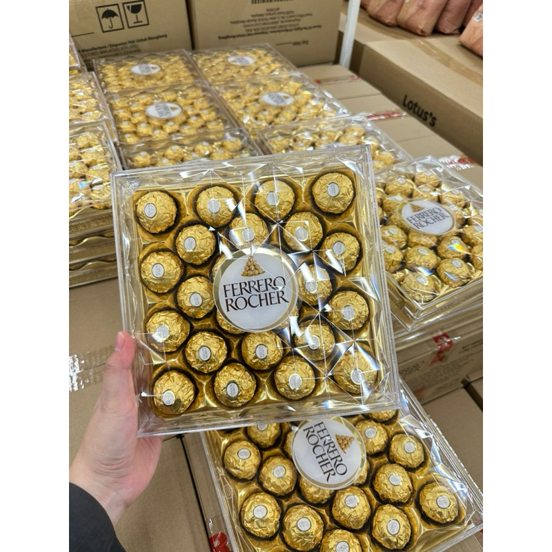 ferreto rocher24ลูกแท้แน่นอน   1 กล่อง 24 ลูก โปรจัดวันเดียว