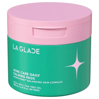 LA GLACE - Acne Care Daily Calming Pads Acnesphere (80pads) ลา กลาส โทนเนอร์แพด