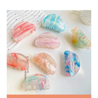 [Clearance] ลดล้างสต๊อก กิ๊ฟหนีบผมอะคริลิก เปลี่ยนสี ขนาด 8 ซม No box set [ไม่มีกล่องใส ไม่ติดชื่อ ไม่ผูกโบว์]