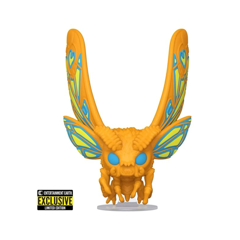 Funko POP Mothra Godzilla Black Light Entertainment Earth Exclusive 1347