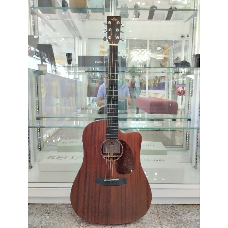 กีต้าร์โปร่งไฟฟ้า Sigma DMC-15E Acoustic Guitar บางพลี สมุทรปราการ