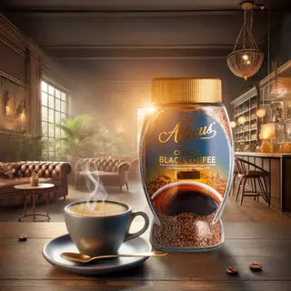 กาแฟสด แบบนิวยอร์ก #แอทติคัส อโรมาติก โกลด์ สมูท แอนด์ อโรมาติก #ชนิดฟรีซดราย 200G 1 ขวด