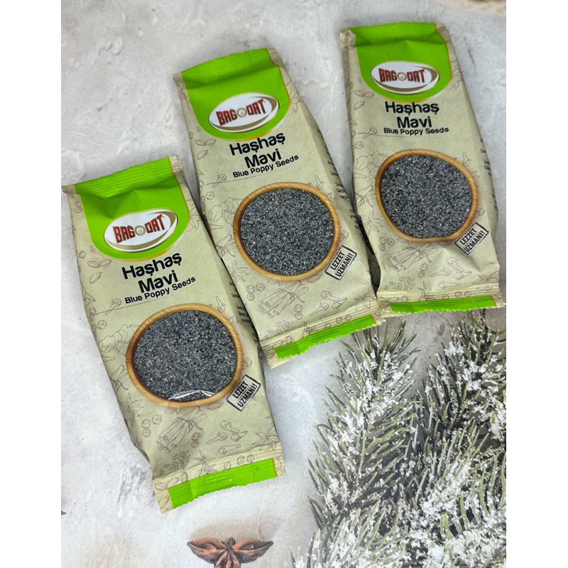 Bağdat Blue Poppy Seeds (Haşhaş Mavi) 80g