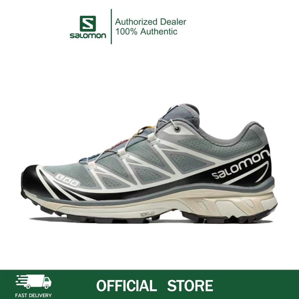 (ของแท้ 100%) SALOMON XT-6 RECUT Monument Phantom - grey