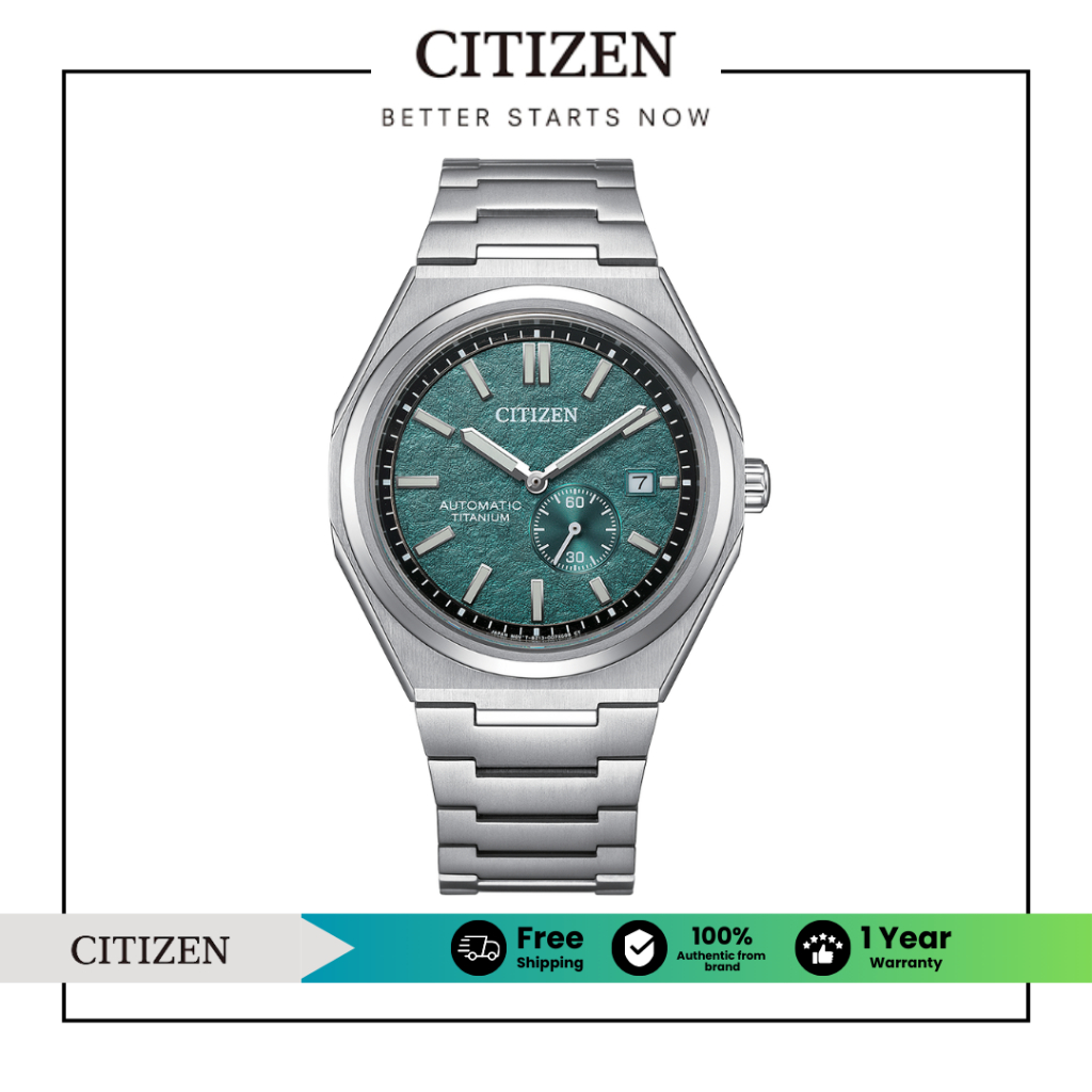 Citizen Automatic ZENSHIN Super Titanium™ Small Seconds NJ0180-80X Men's Watch ( นาฬิกาผู้ชายระบบออโ