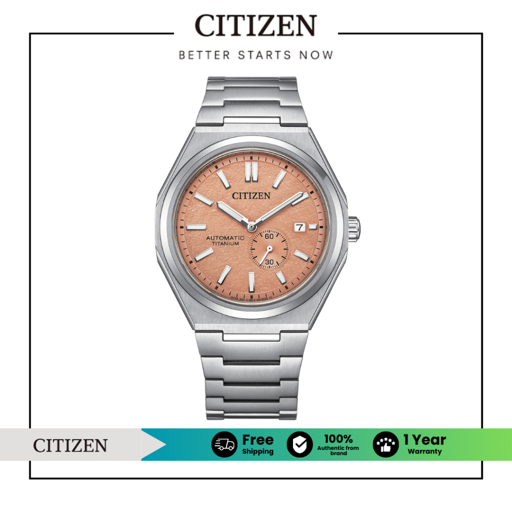 Citizen Automatic ZENSHIN Super Titanium™ Small Seconds NJ0180-80Z Men's Watch ( นาฬิกาผู้ชายระบบออโ