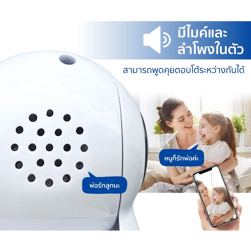 5G กล้องไร้สาย IP Camera 4MP ชัดระดับ Full HD ติดตามอัตโนมัติ ดูผ่านมือถือ WiFi กันน้ำกลางคืนชัด APP YooSee
