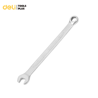 Deli ประแจปากตาย ประแจแหวนข้าง ประแจขนาด 6 - 20mm คันน็อต คลายสกรู อุปกรณ์ช่าง Combination Spanner