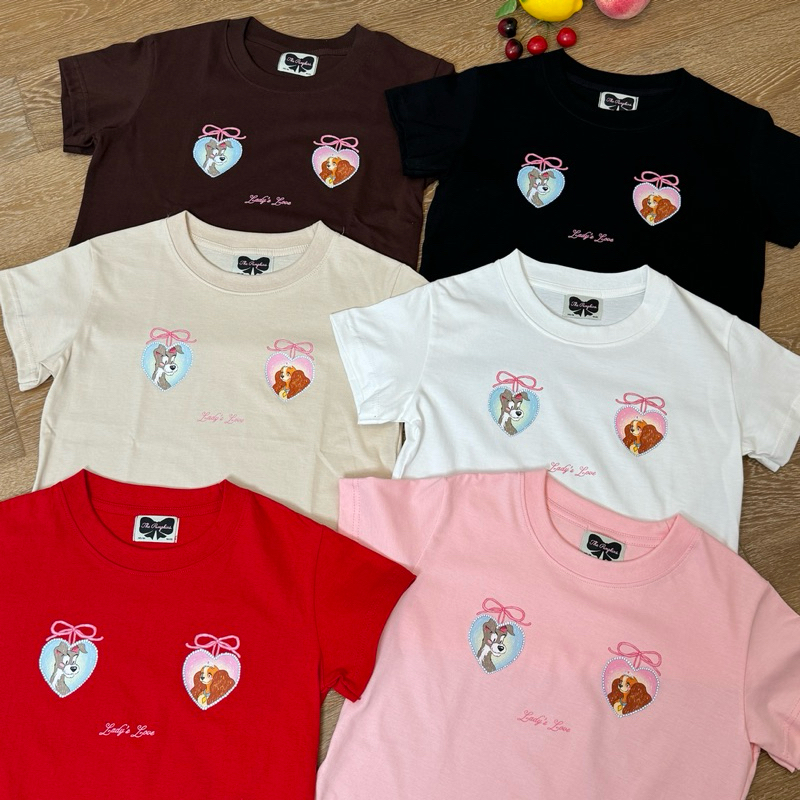 SIS.ON | พร้อมส่ง Merry Chrismas เสื้อครอป crop top PK หมาเลดี้หัวใจ