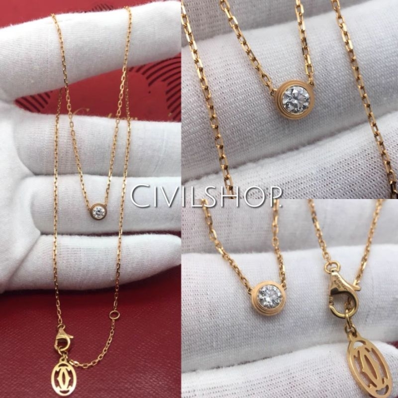 สร้อยคอคาs์เทียs์ original.1.1 ปั๊มแบรนด์ ขนาดเล็กน่ารัก