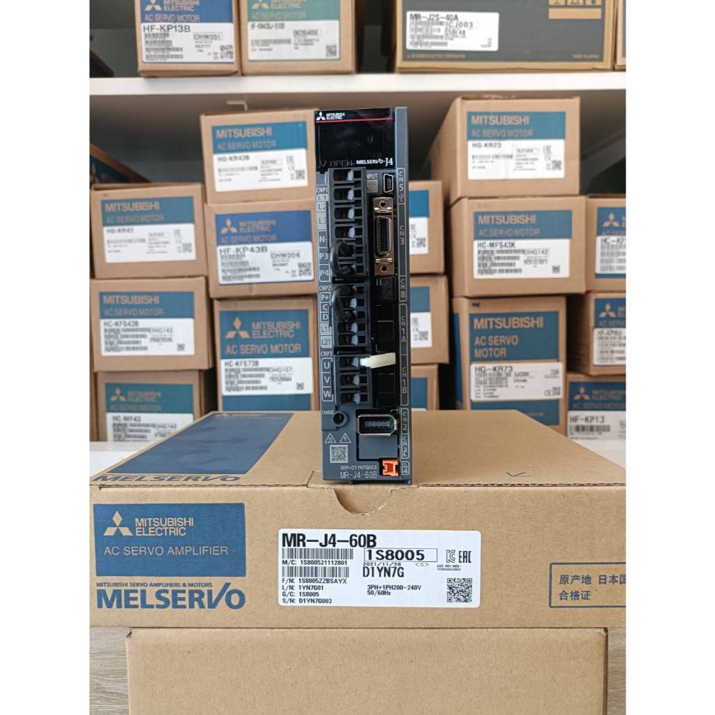 MR-J4-60B Input : 3AC/AC200-240V 2.9A/5.0A 50/60Hz  ราคารวมVat มีสต๊อกในไทย