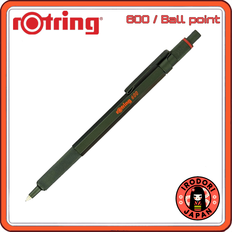 Rotring Ballpoint Pen Oil-based Camouflage Green 600 2114263 rOtring Mechanical Pencil High-end Writing Instrument Stationery Made in Germany Drafting Pen Professional Ballpoint Pen