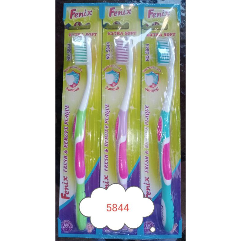 แปรงสีฟัน  Fenix 5844แปรงสีฟันขนนุ่มพิเศษ แปรงสีฟันทำความสะอาดลึกนุ่มนวล บริเวณร่องเหงือกและซอกฟัน