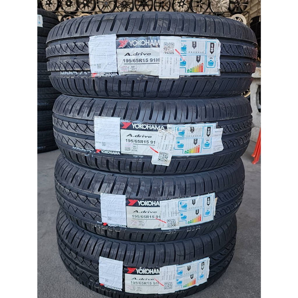 ยาง "#โยโกฮามา" Yokohama A.Drive AA01 195/65R15 *** ยางใหม่ ปี 24 ***
