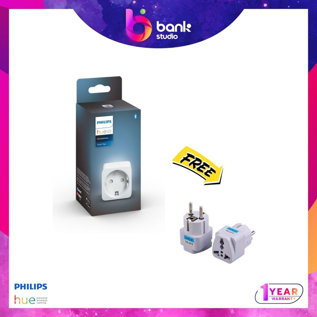 (ประกัน 1ปี) สมาร์ทปลั๊ก Philips Hue Smart Plug Bluetooth - 220v