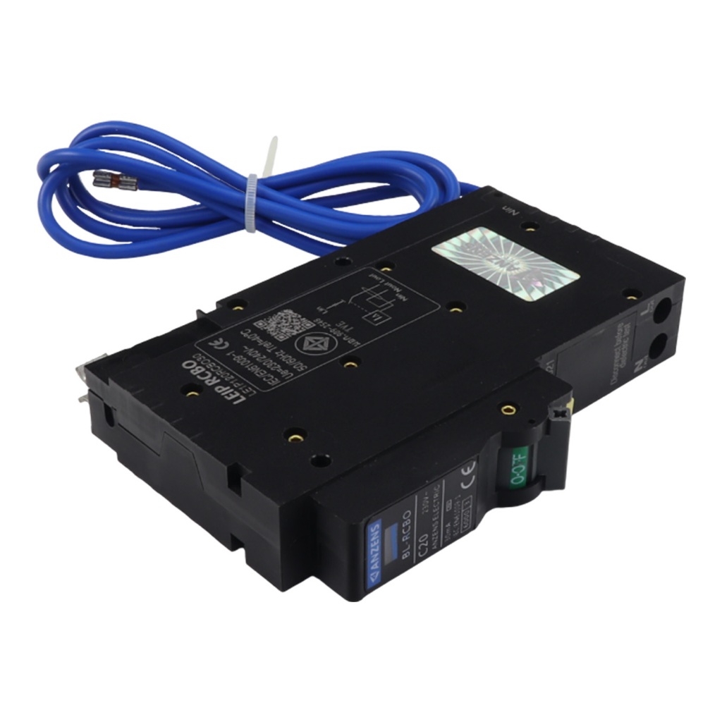 Anzens RCBO 1P 16A, 20A, 32A ลูกเซอร์กิตเบรกเกอร์กันดูดหางหนู - รูปที่ 4