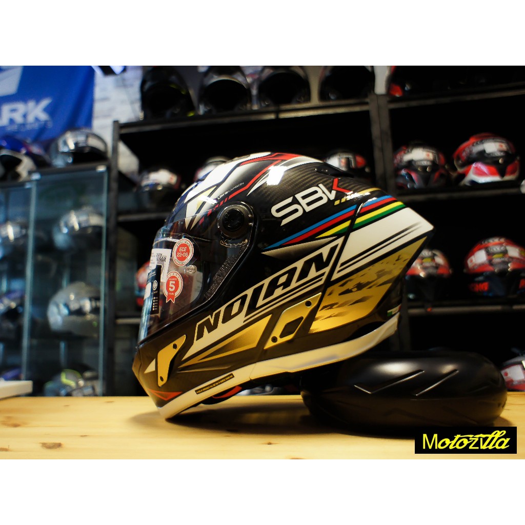 หมวกกันน็อคNolan X804-RS Ultra Carbon SBK