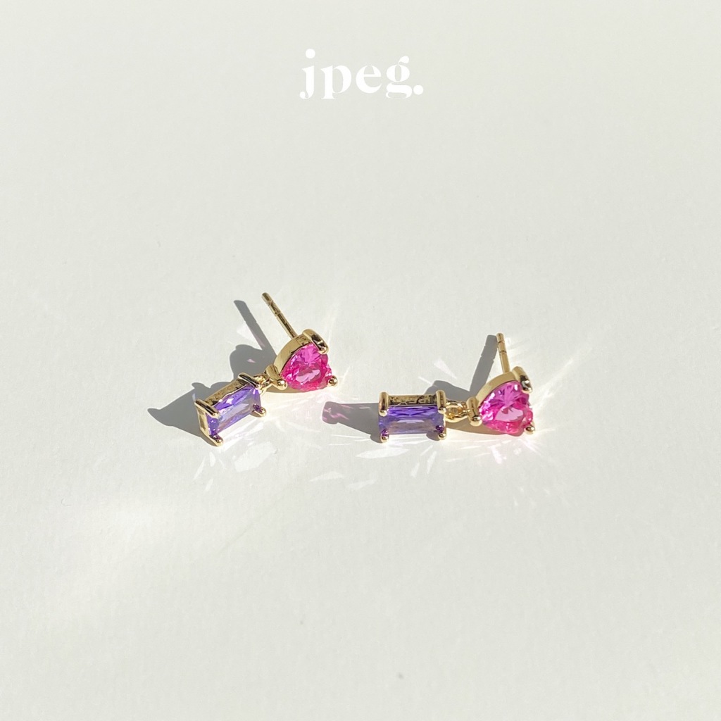 JPEG - liebe earring (brass)