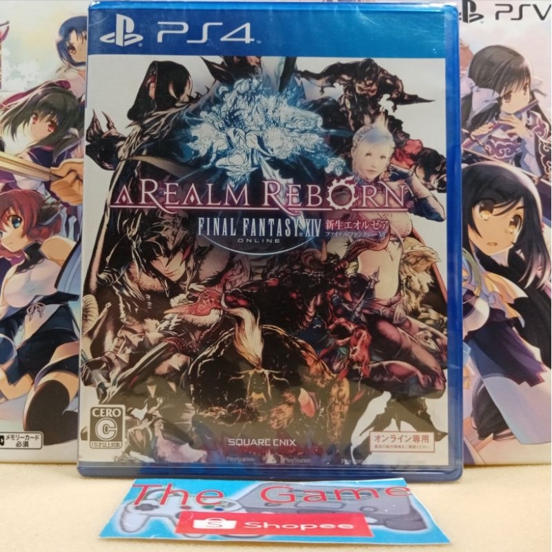 (PS4)​ เเผ่น​เกมส์​ 📌มือ1📌  PS4​ -​ PS5​ Final Fantasy XIV Online A Realm Reborn (English)​ ภาษาอังก