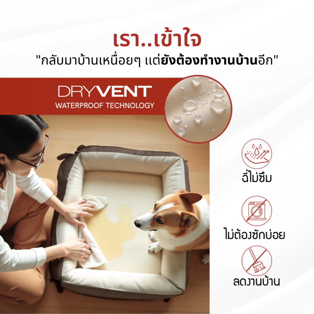 MAPLE S เบาะสัตว์เลี้ยงกันน้ำ Waterproof Pet Bed thumbnail 3
