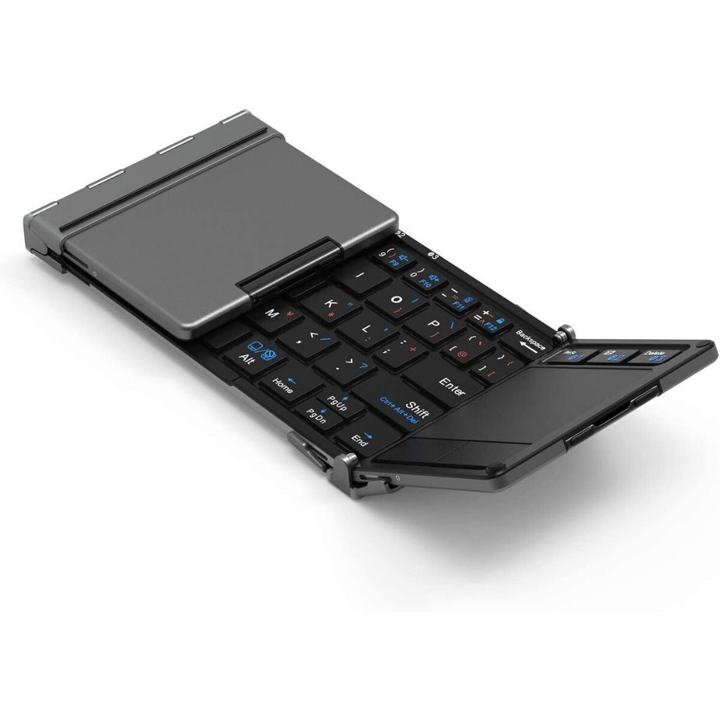 iClever BK08 คีย์บอร์ดบลูทูธพับได้ เชื่อมต่อได้ 3 อุปกรณ์พร้อมกัน