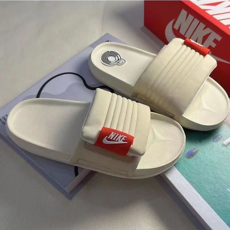 【Nike 】เทรนด์แฟชั่นผู้ชายและผู้หญิงที่มีรองเท้าแตะ Nike วรรคเดียวกัน 36-45