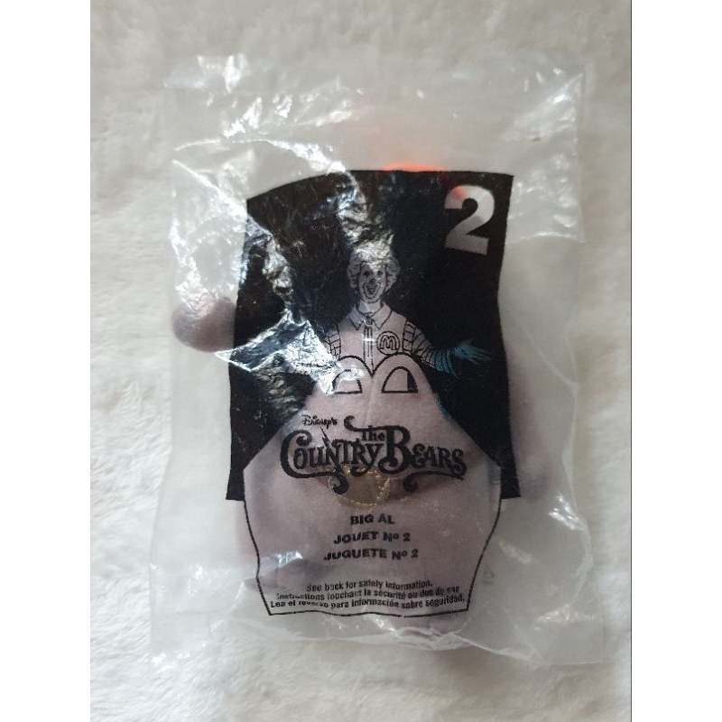 McDonalds Happy Meal Toys Disney The Country Bears