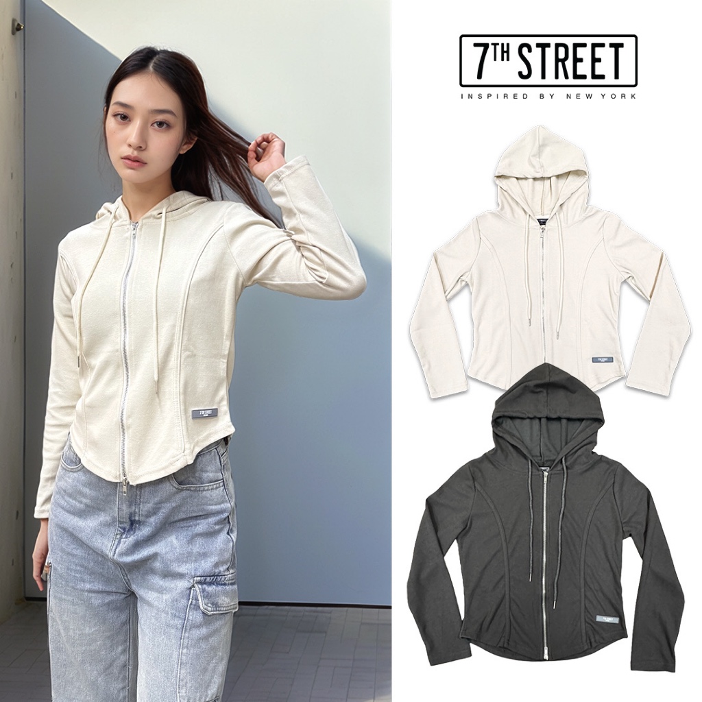 7th Street เซเว่นสตรีท เสื้อฮู้ด สำหรับสุภาพสตรี ฟรีไซส์ รุ่น WH-LOG
